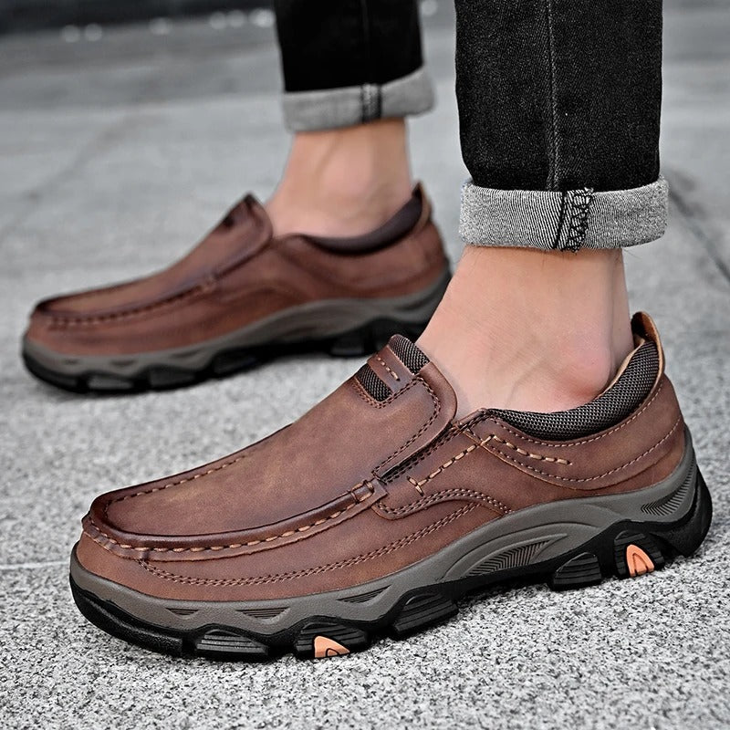 Elegantní Kožené Slip-On Boty