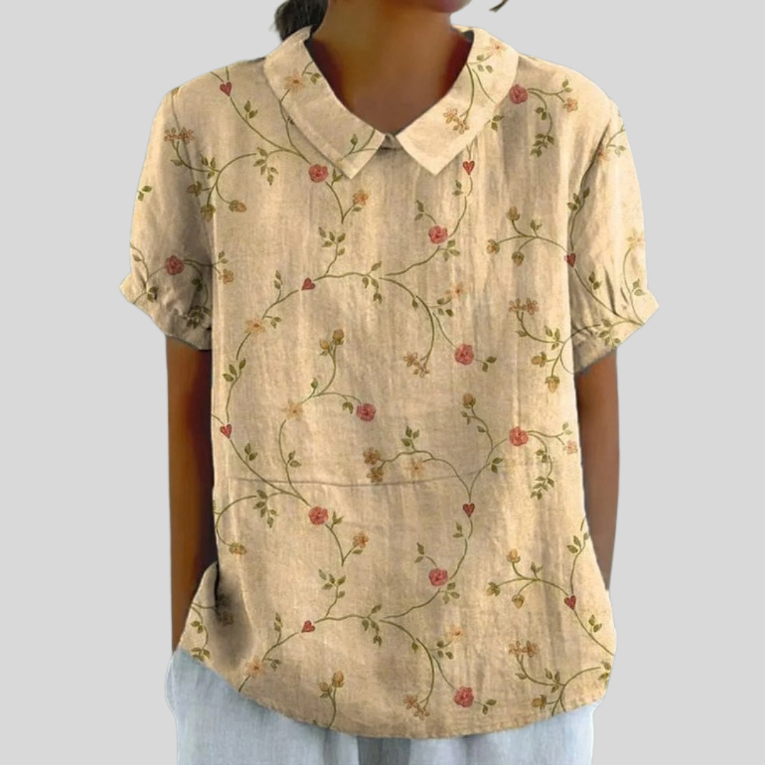 Elegantní květinový top