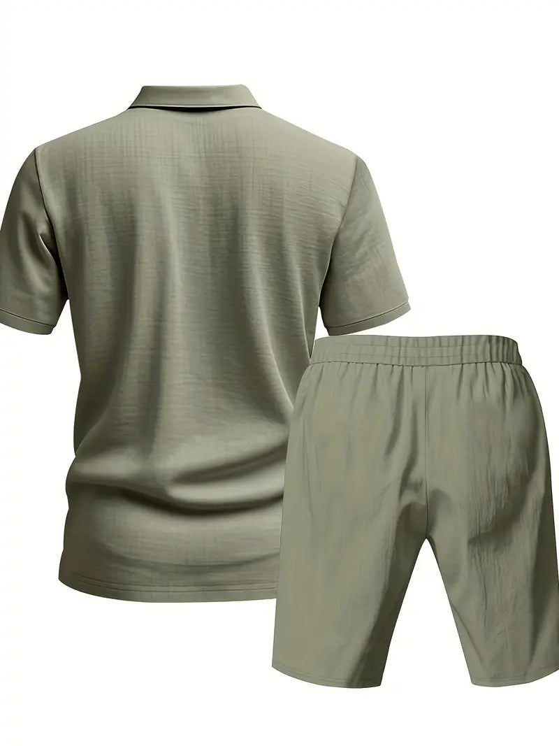 Pánský Lněný Set