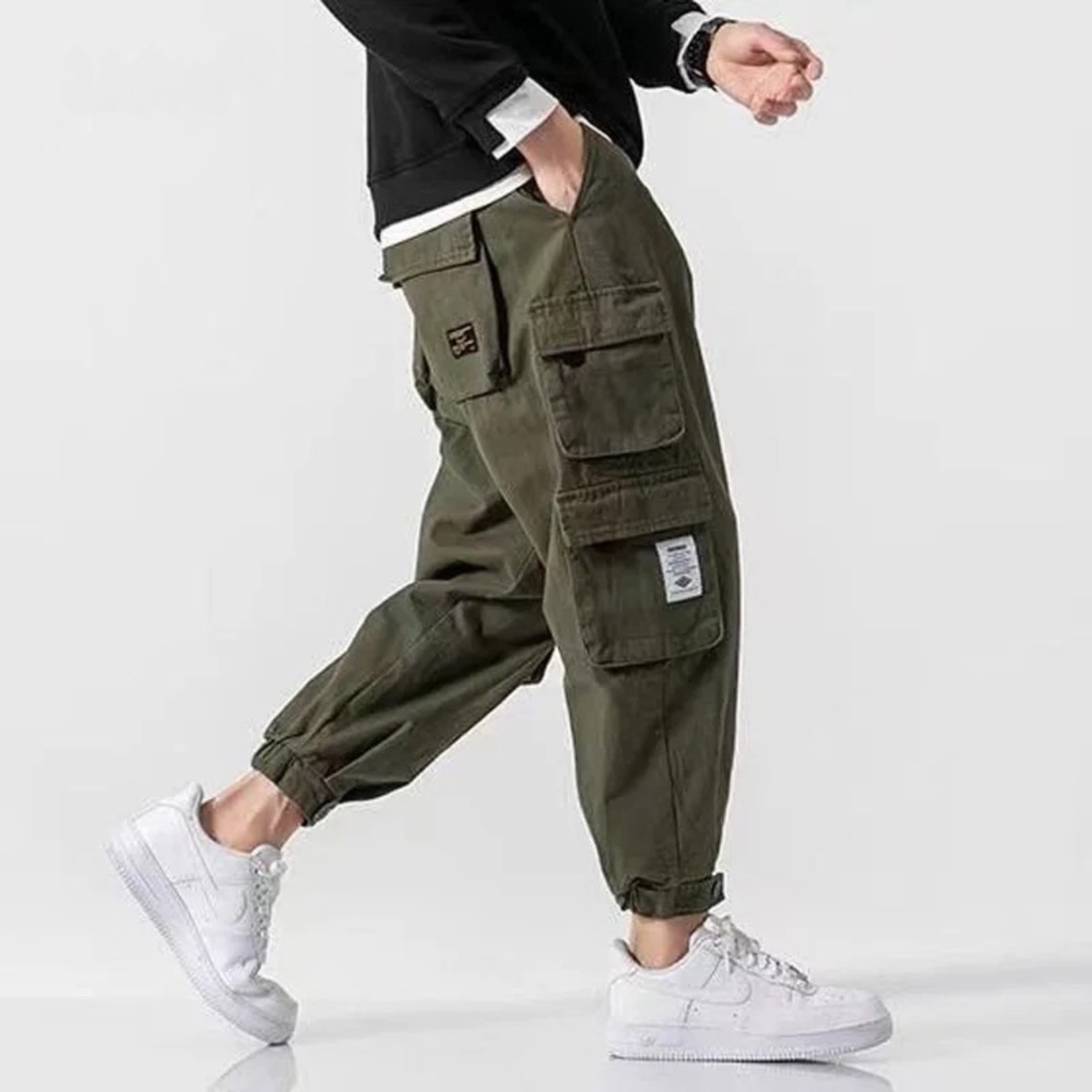 Elegantní Cargo Kalhoty