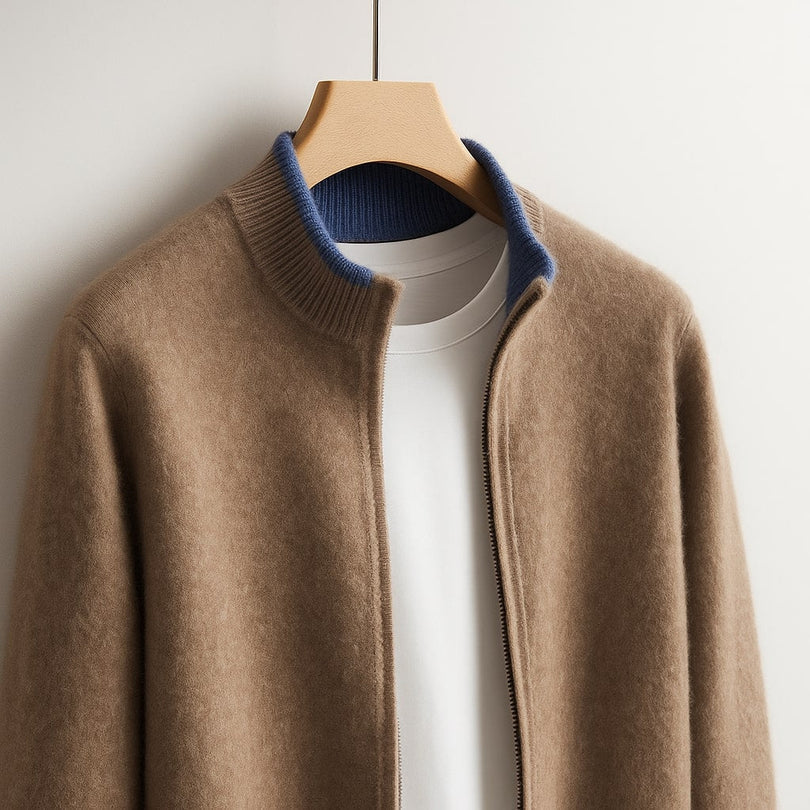 Elegantní Kašmírový Cardigan
