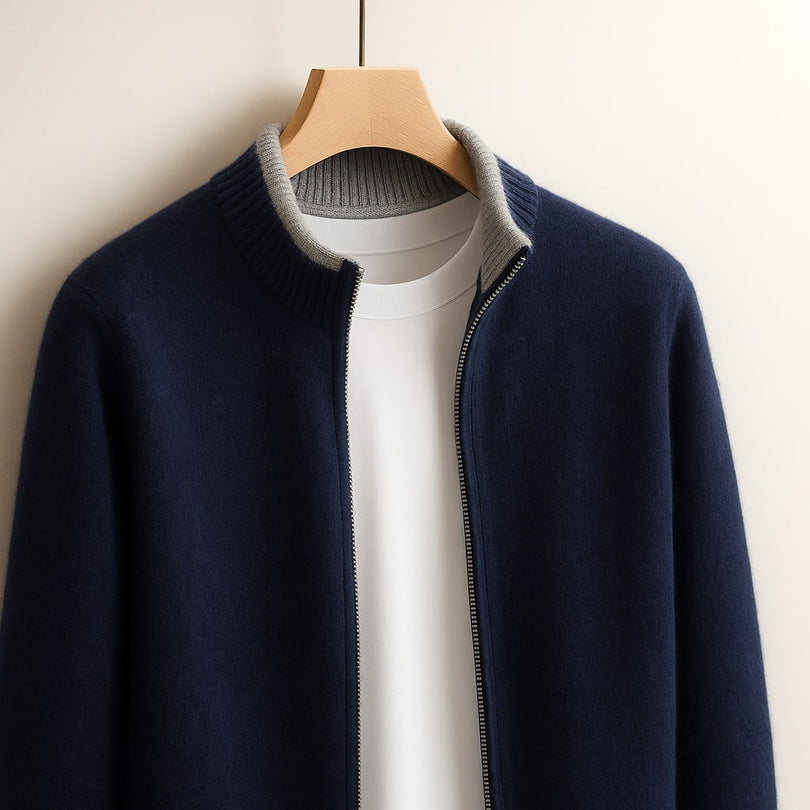 Elegantní Kašmírový Cardigan