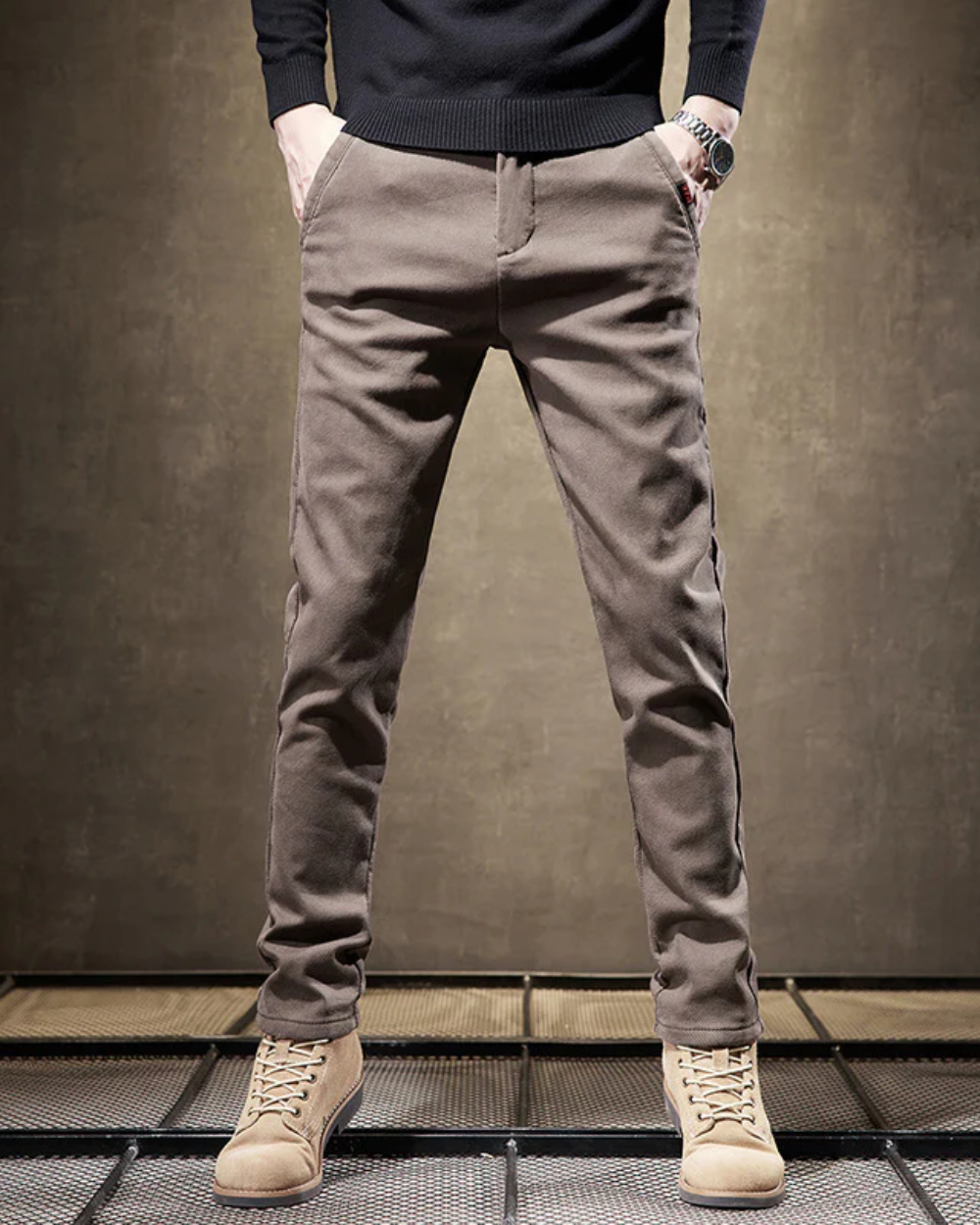 Pánské Slim Fit Kalhoty