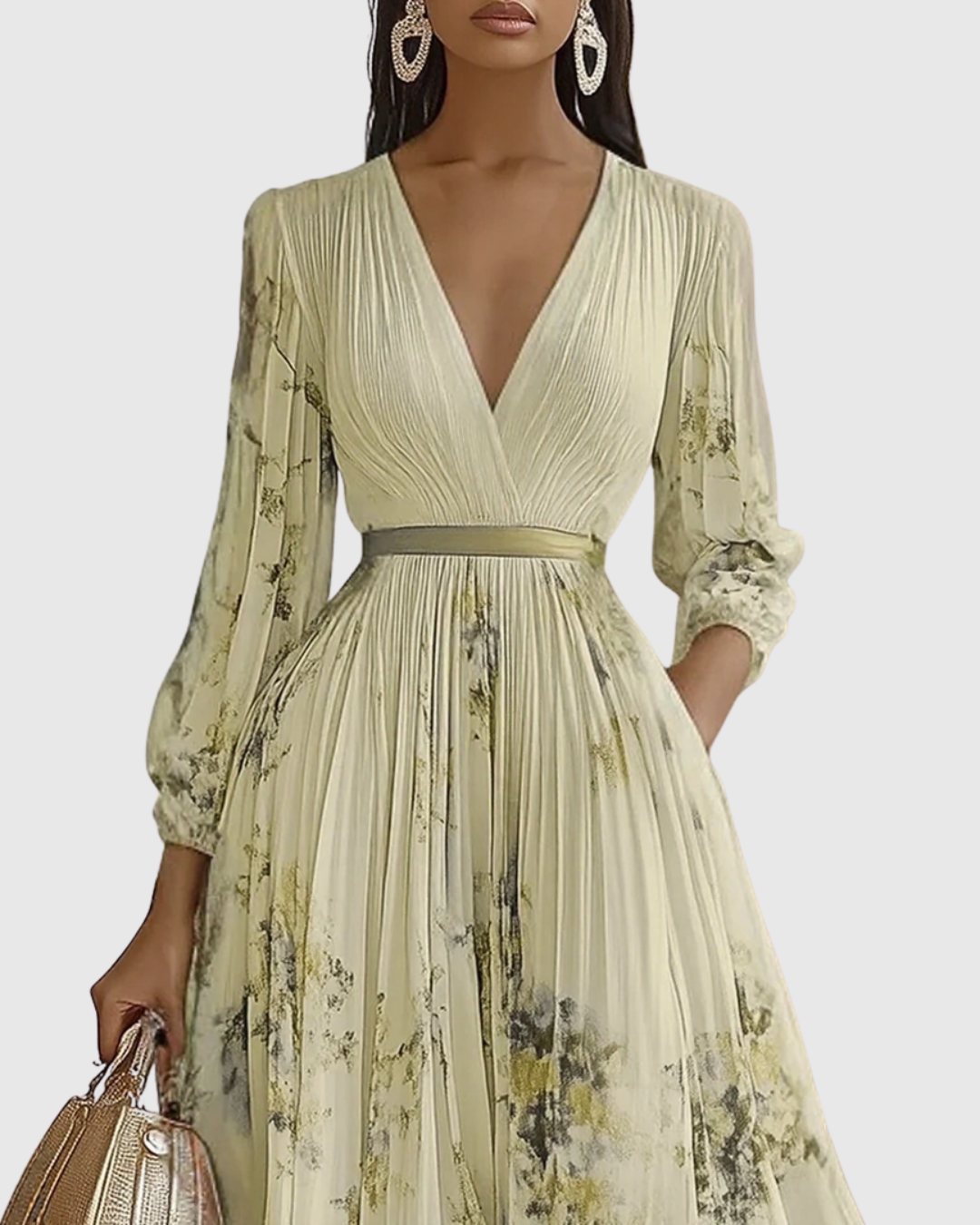 Rowella | Elegantní Maxi Plisované Šaty