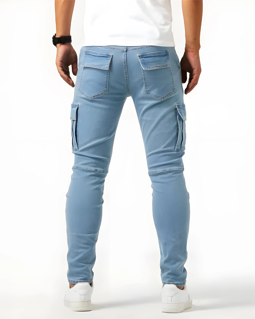 Kalhoty Cargo Stretch Marine