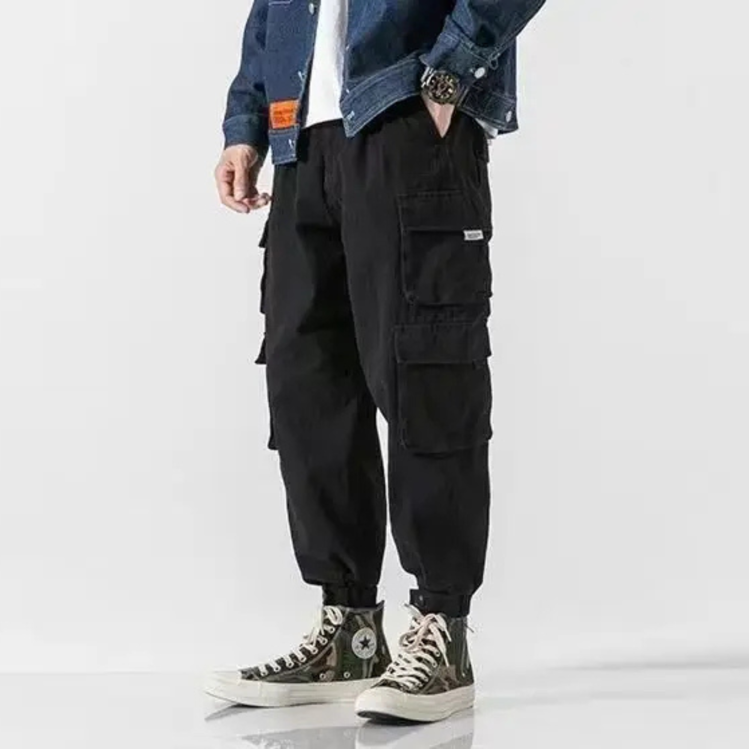Elegantní Cargo Kalhoty