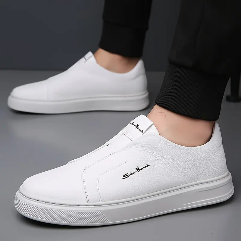Kožené slip-on boty