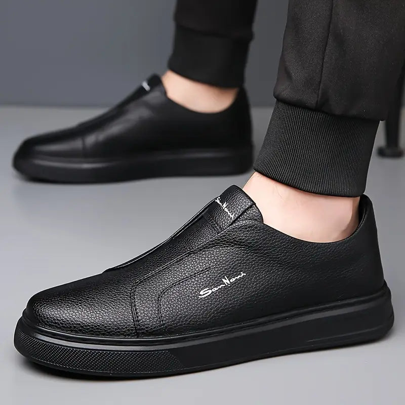 Kožené slip-on boty