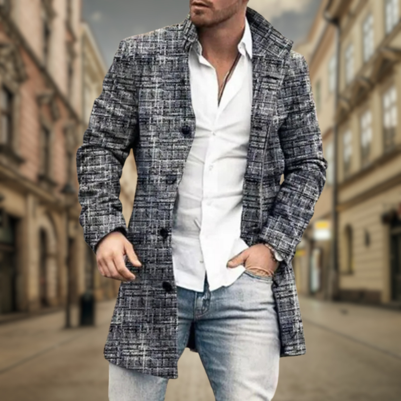 Elegantní Kabát pro Muže