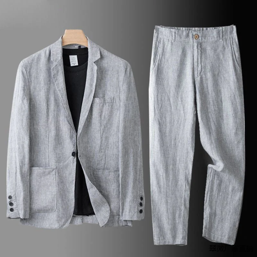 Elegantní Lněný Set