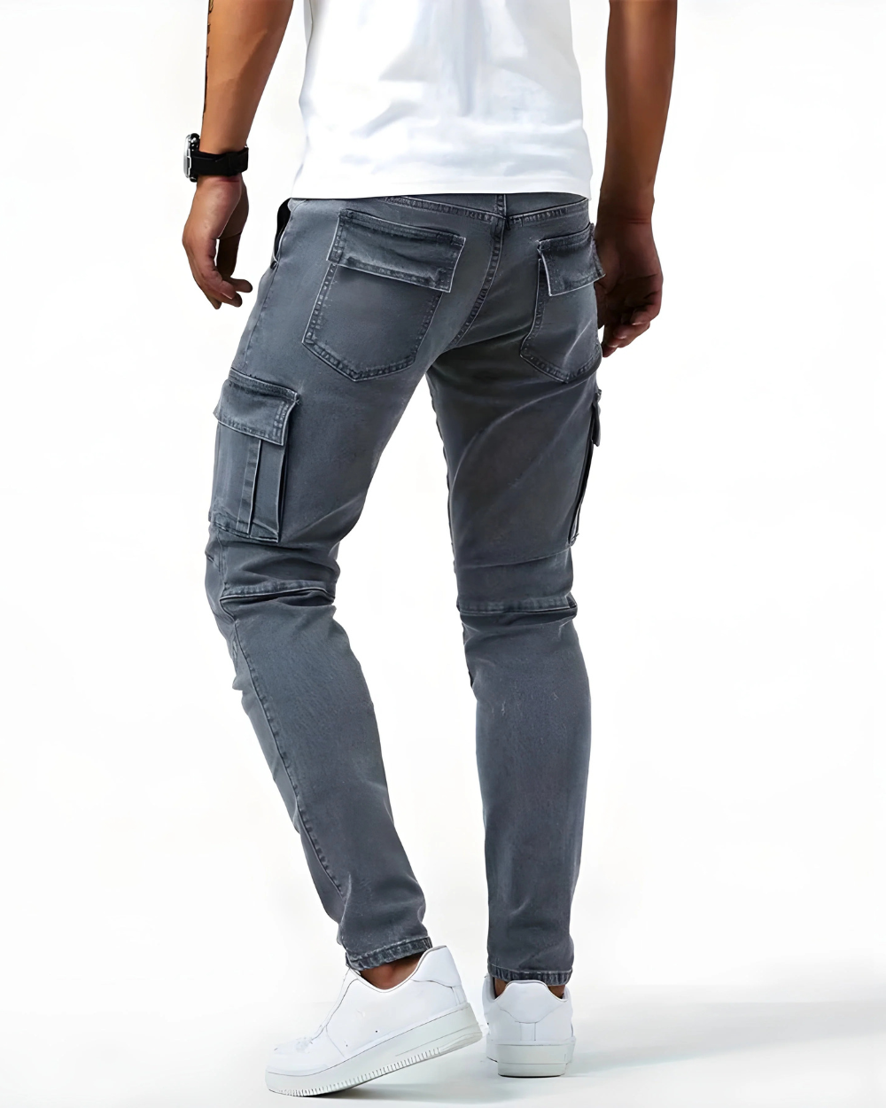 Kalhoty Cargo Stretch Marine