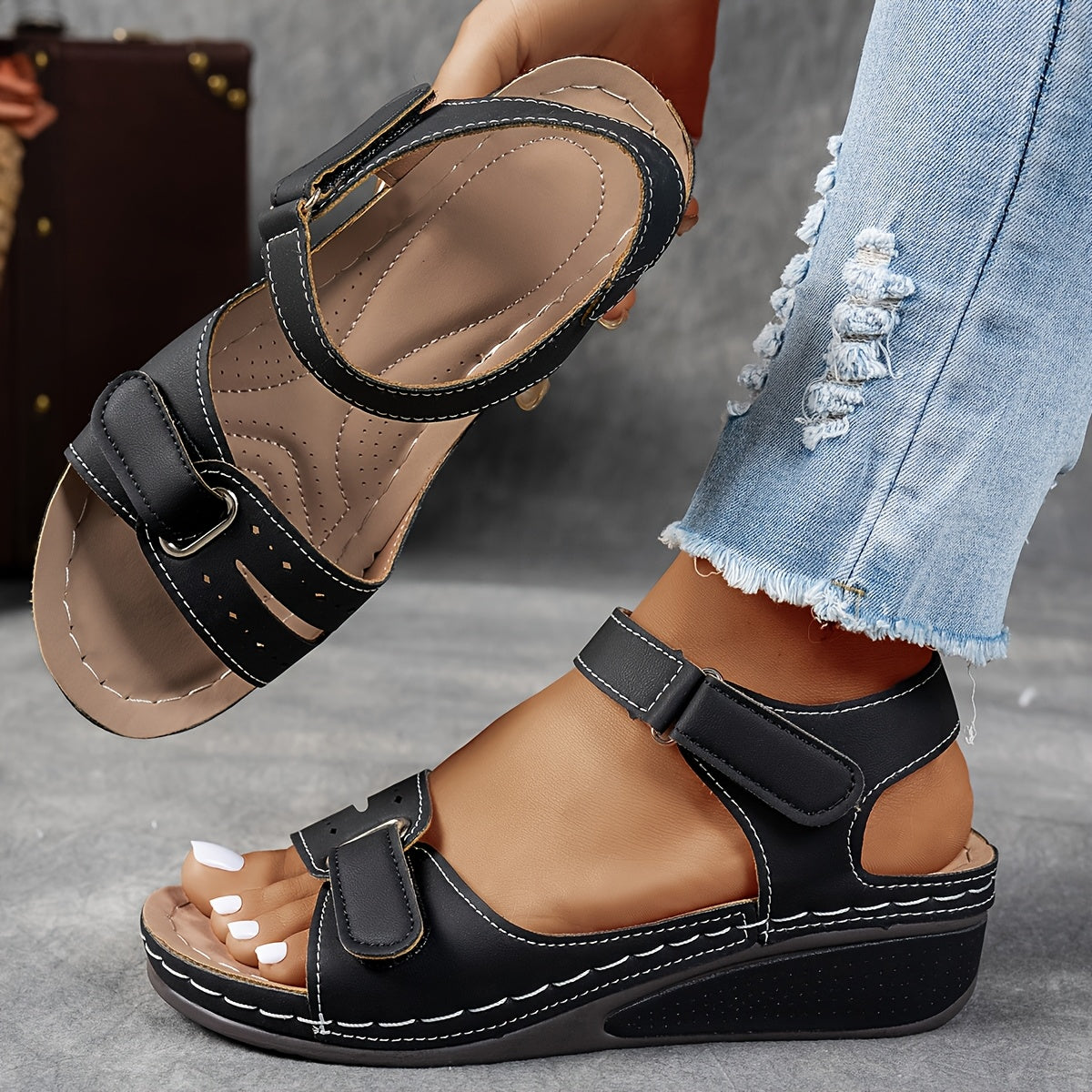 DELACROIX | Ortopedické sandály Comfort Élise