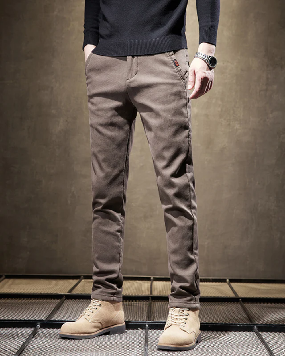 Pánské Slim Fit Kalhoty