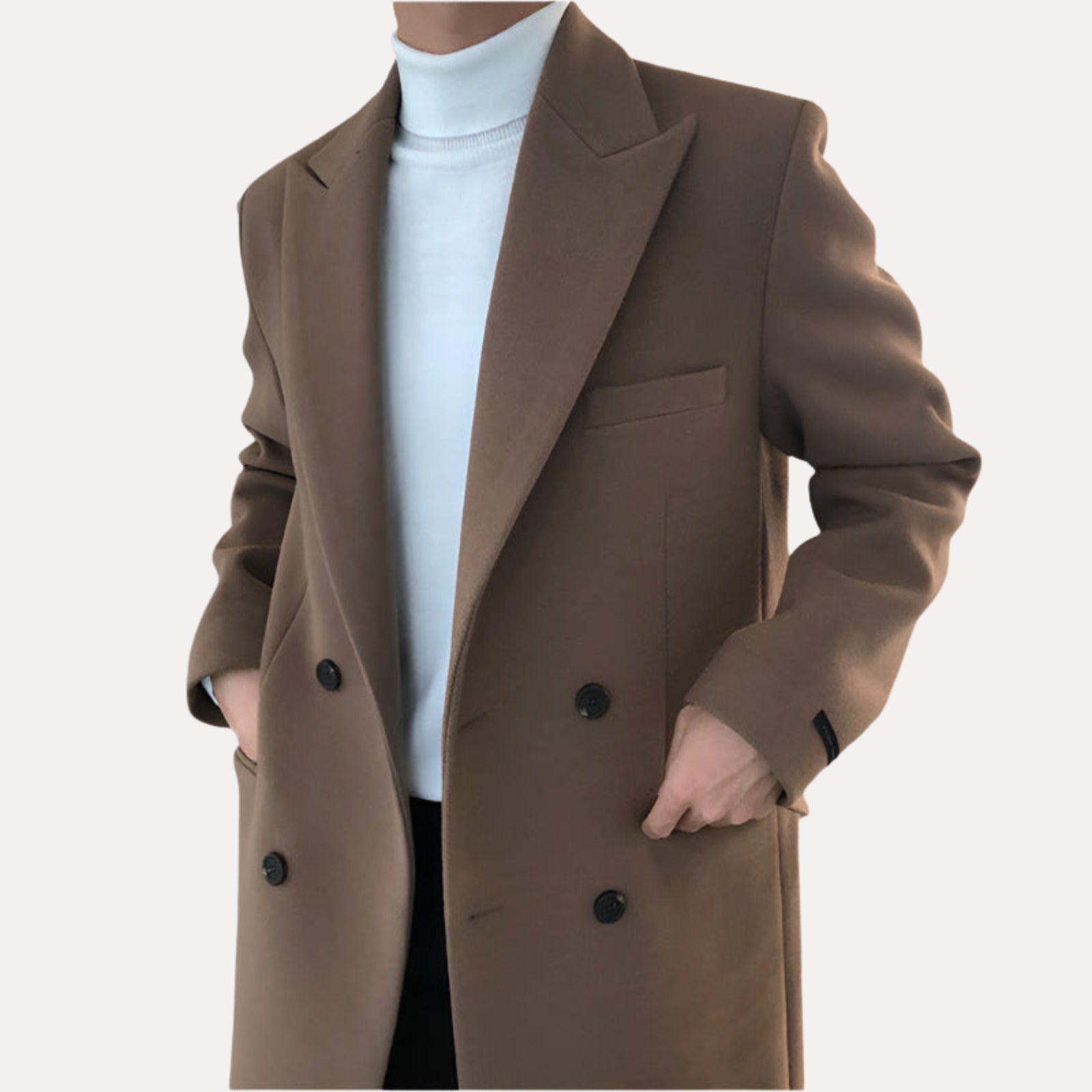 Elegantní Dvoubotónkový Kabát