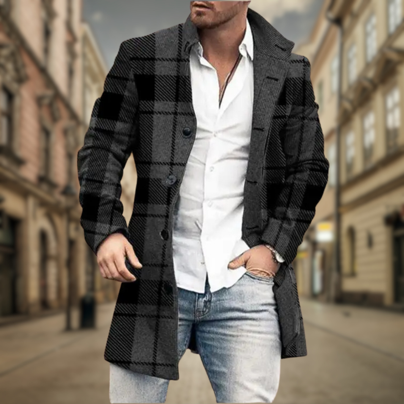 Elegantní Kabát pro Muže
