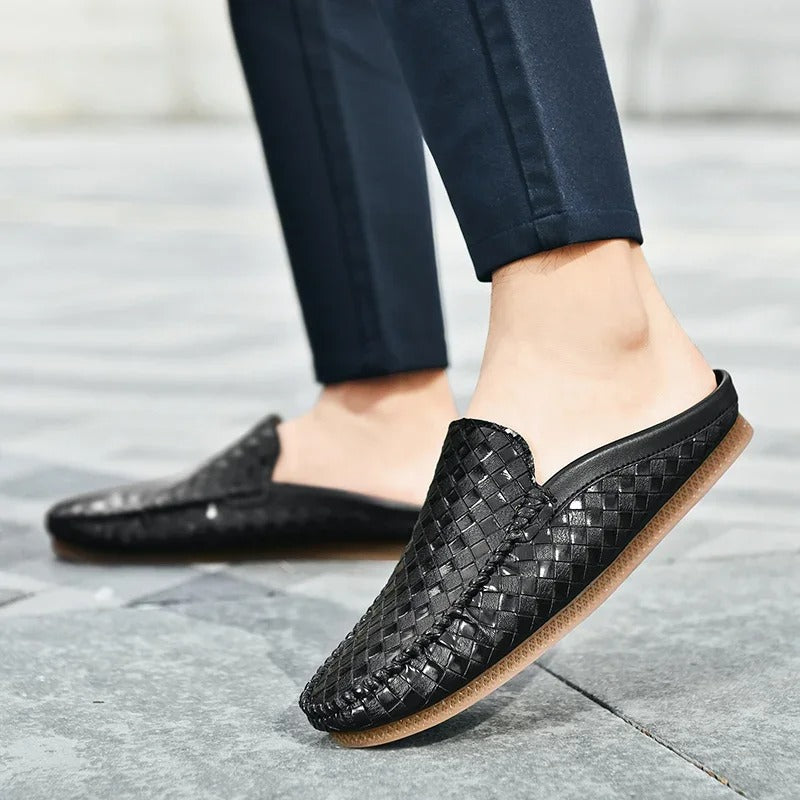 Elegantní Kožené Sandály