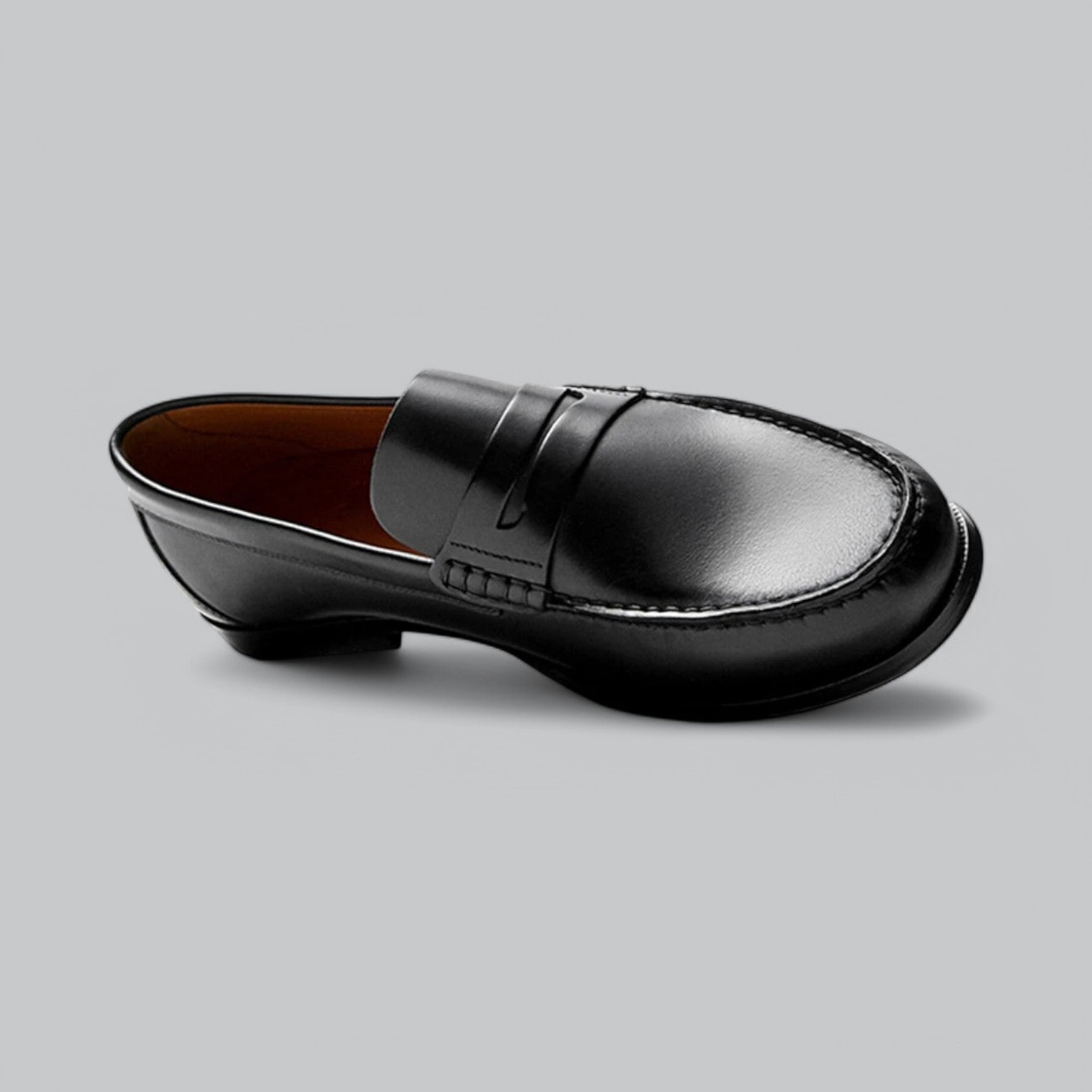 Elegantní Kožené Mokasíny