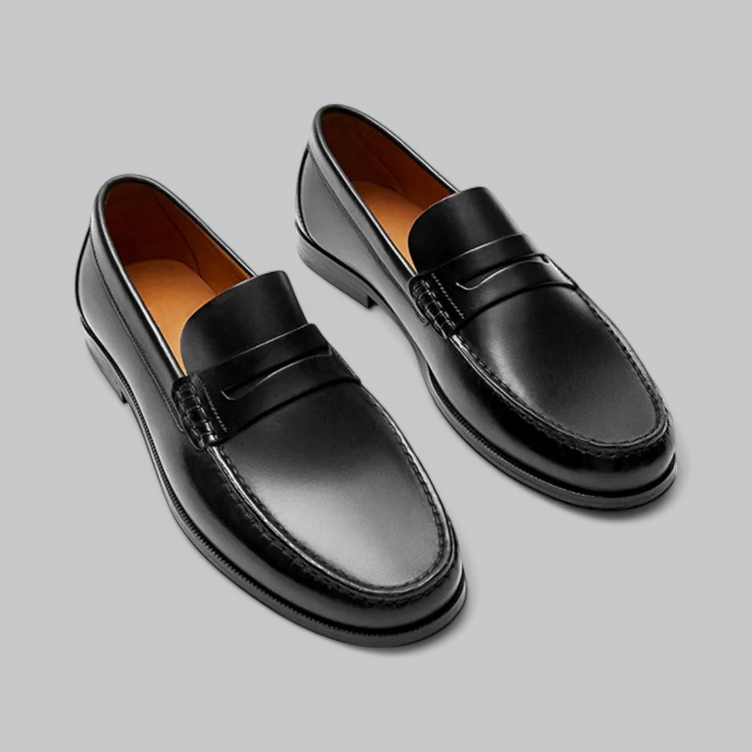 Elegantní Kožené Mokasíny