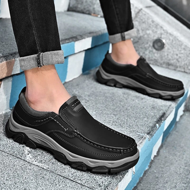 Elegantní Kožené Slip-On Boty