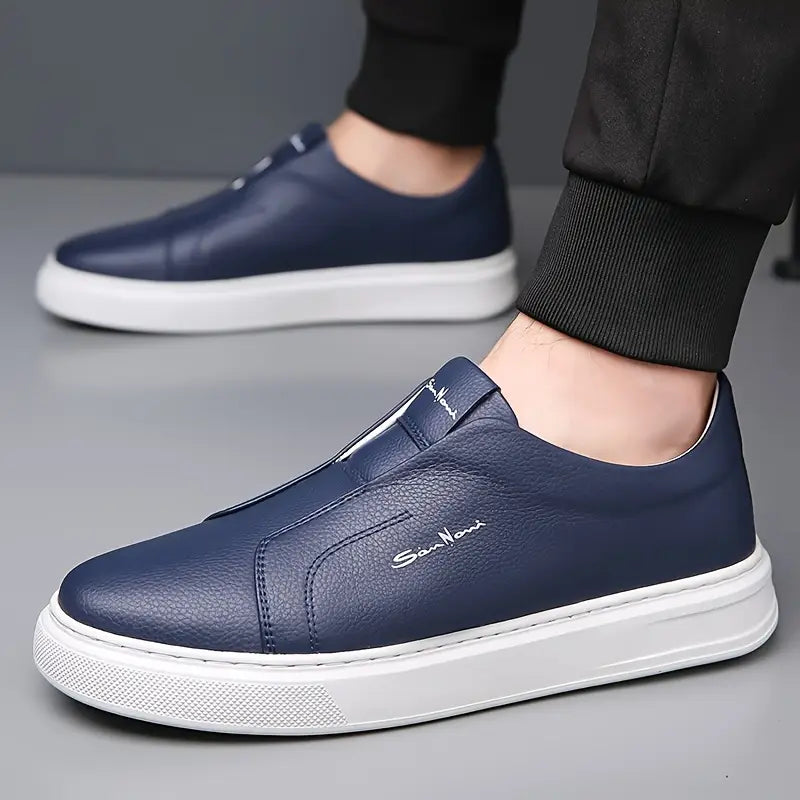 Kožené slip-on boty