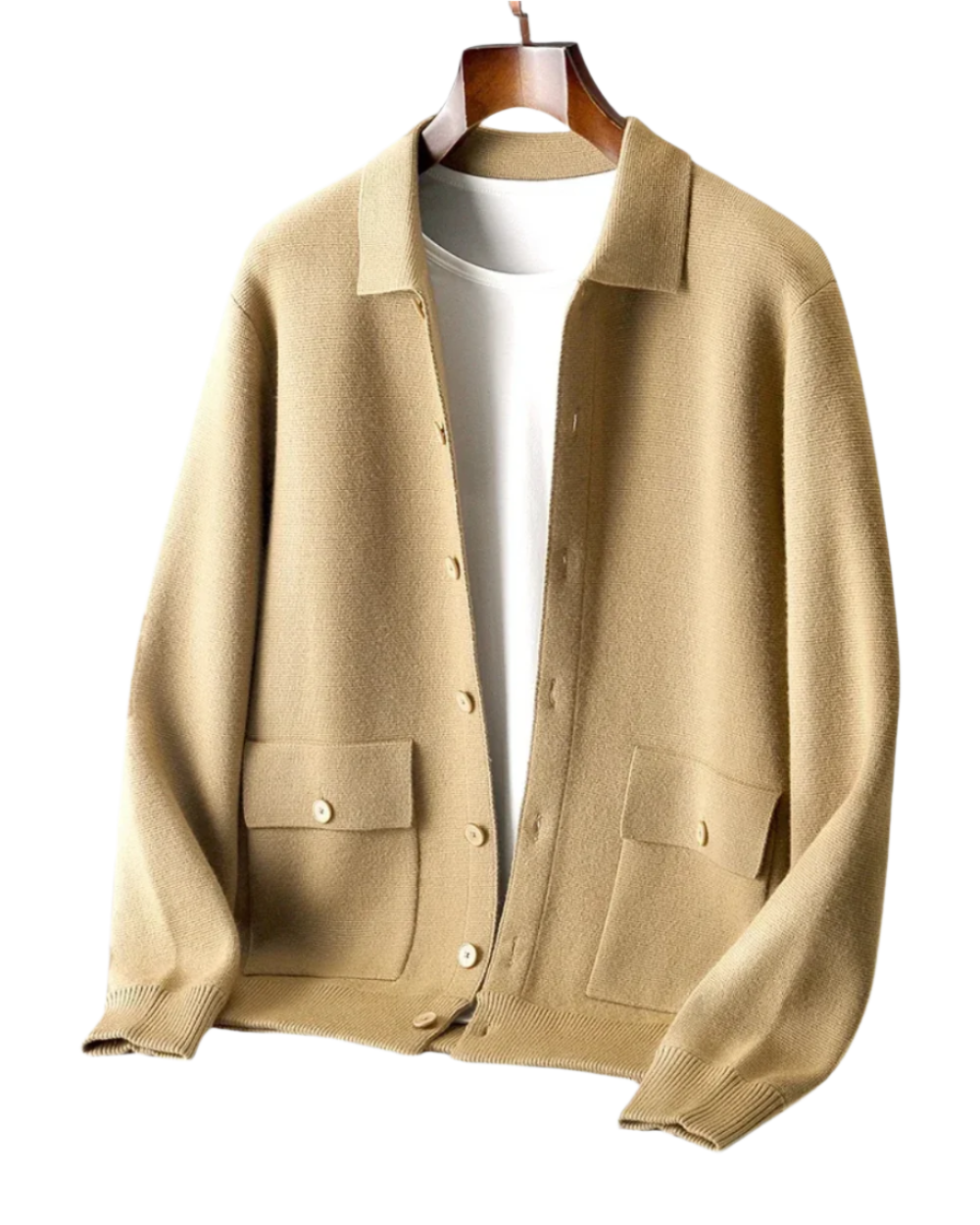 Merino vlněný cardigan Janus