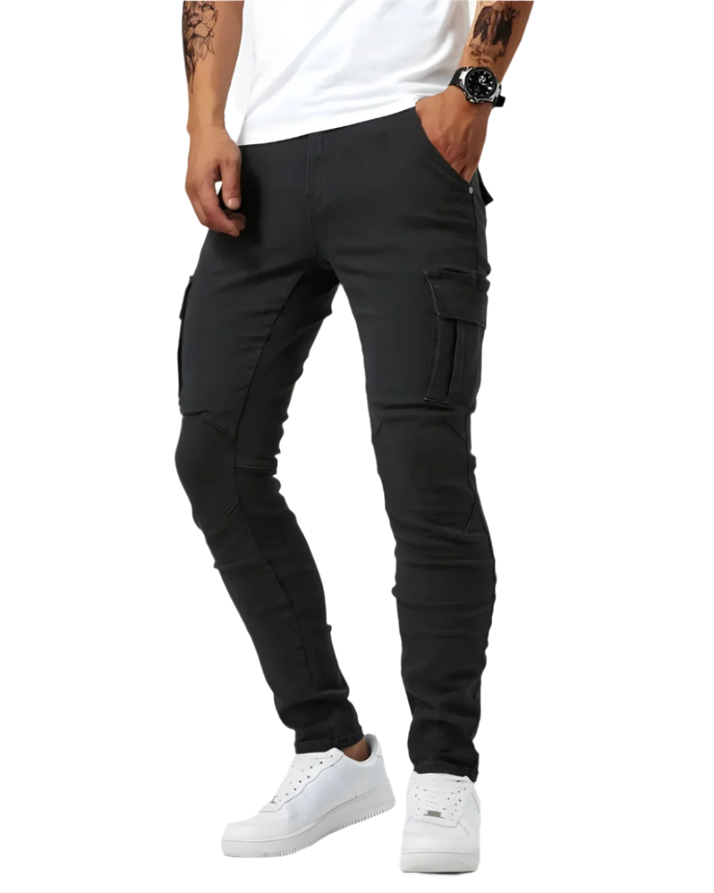 Kalhoty Cargo Stretch Marine