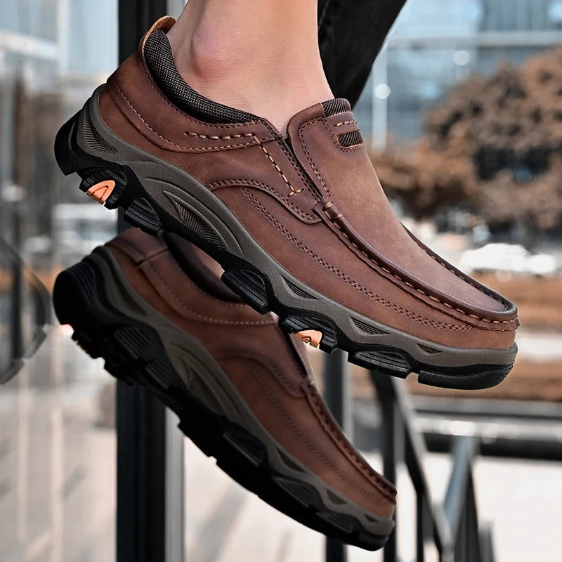 Elegantní Kožené Slip-On Boty
