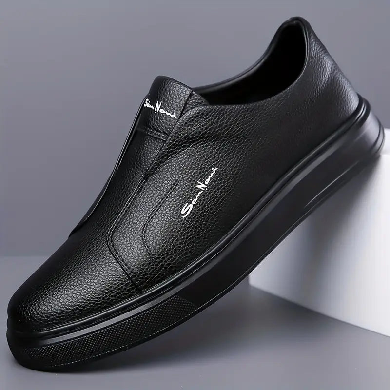 Kožené slip-on boty