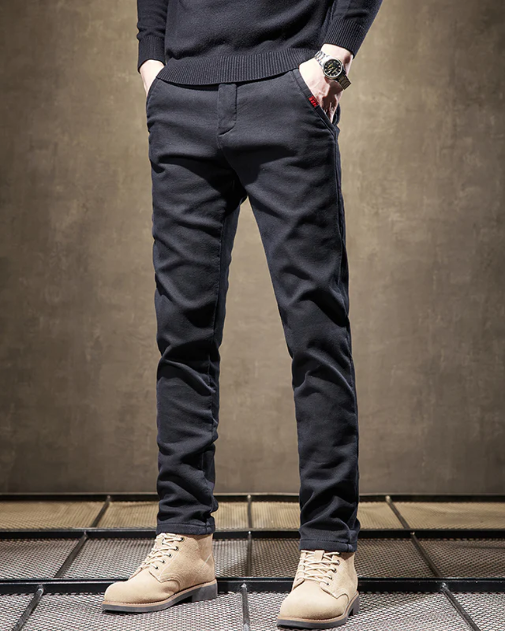 Pánské Slim Fit Kalhoty