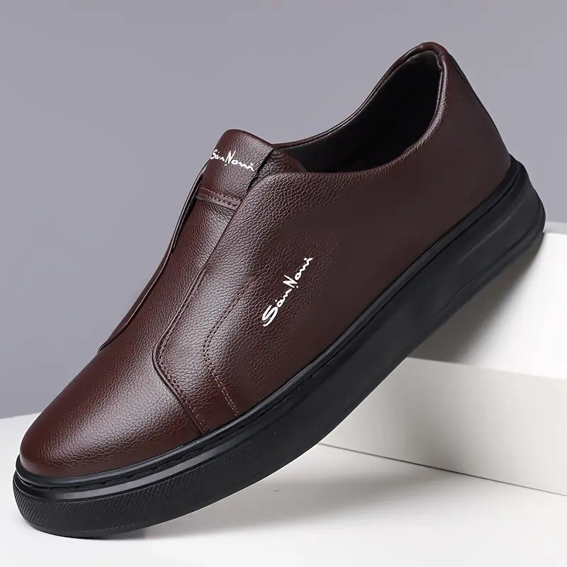 Kožené slip-on boty