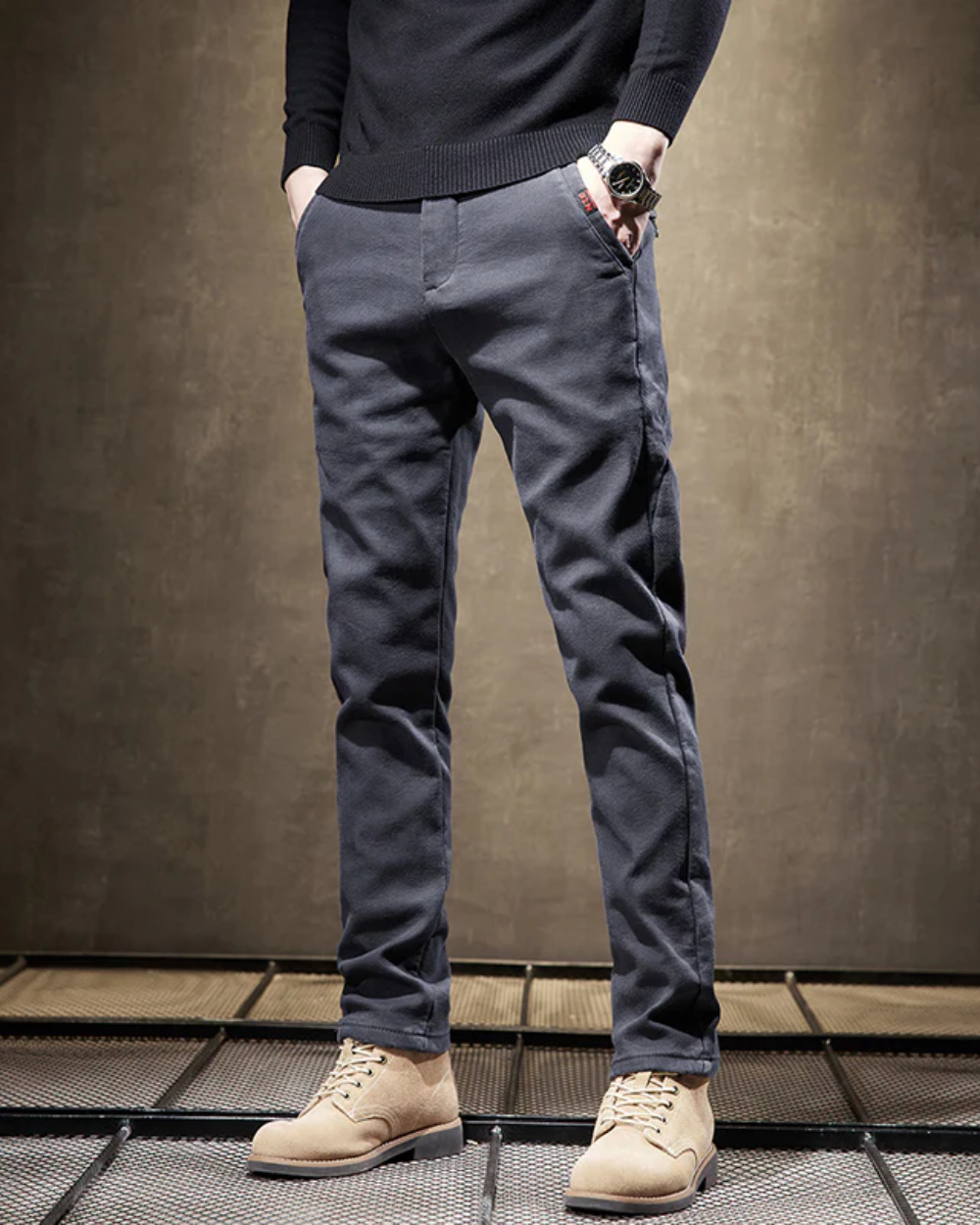 Pánské Slim Fit Kalhoty