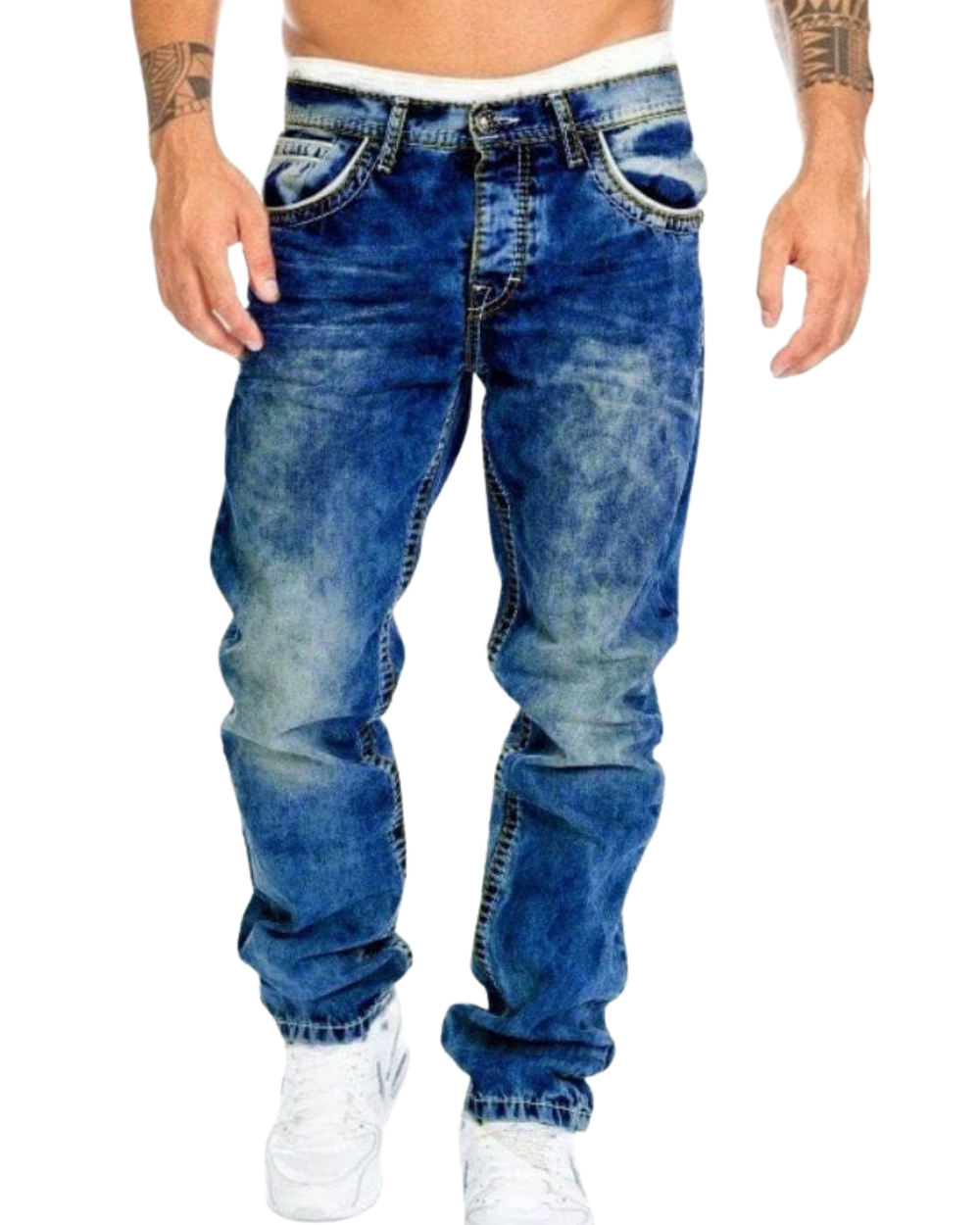 Džínové Biker Kalhoty