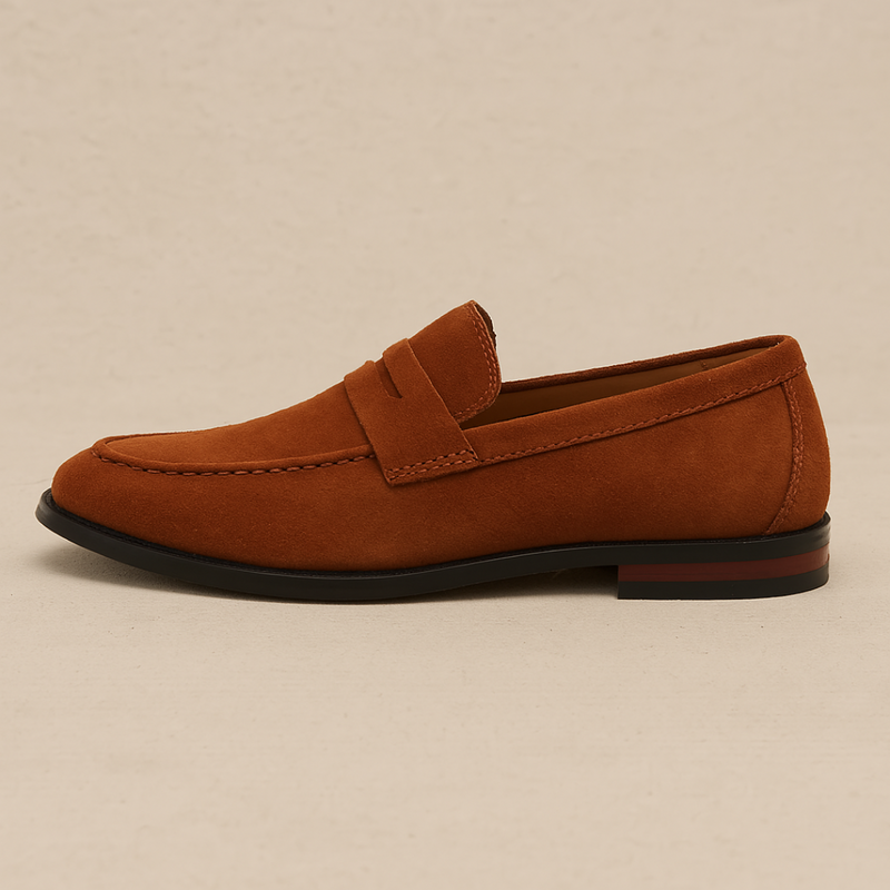Penny Loafers z Nubuku Old Money