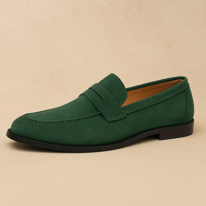 Penny Loafers z Nubuku Old Money