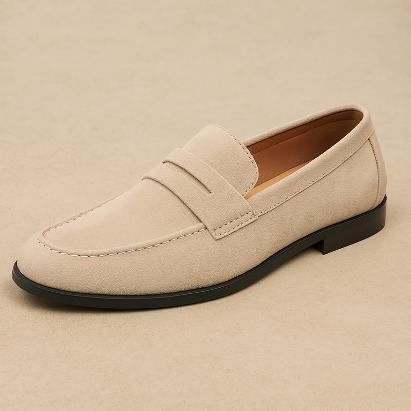 Penny Loafers z Nubuku Old Money
