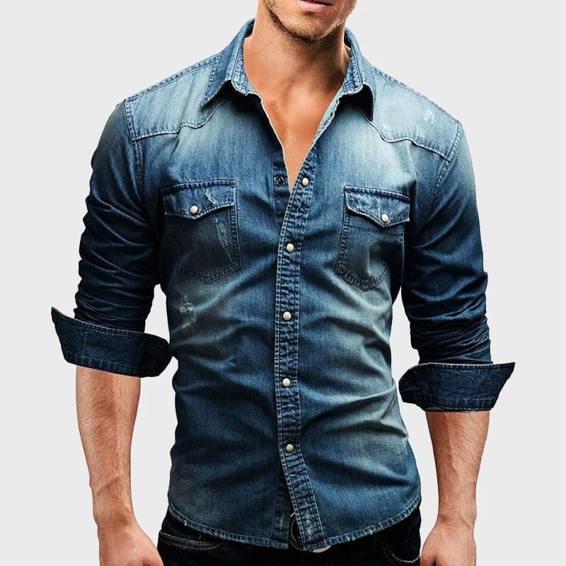 Elegantní Denim Košile