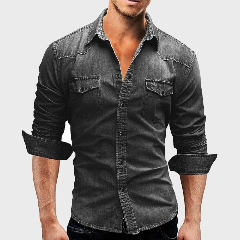 Elegantní Denim Košile
