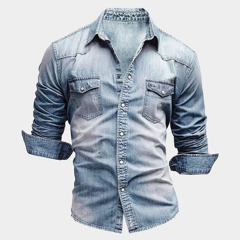 Elegantní Denim Košile