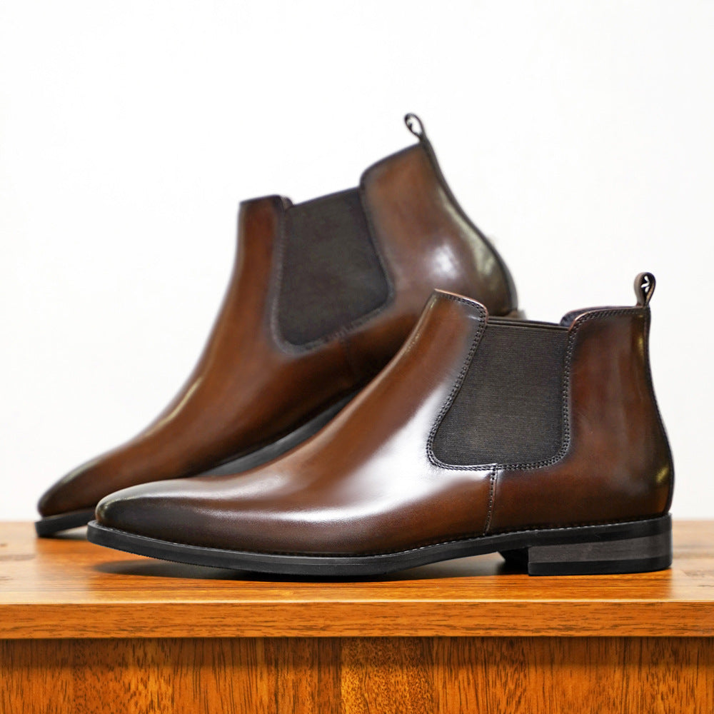 Edward | Elegantní hnědé Chelsea boty pro styl a komfort