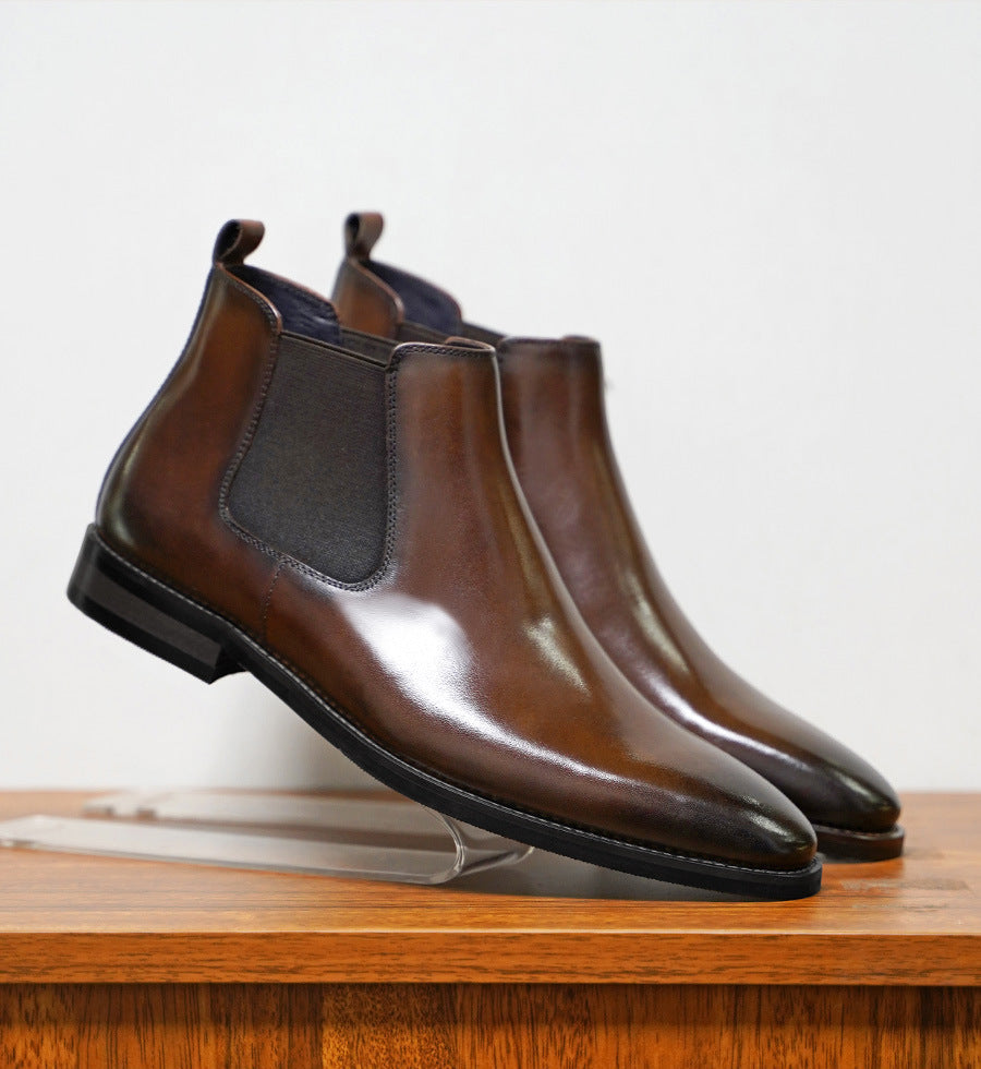 Edward | Elegantní hnědé Chelsea boty pro styl a komfort