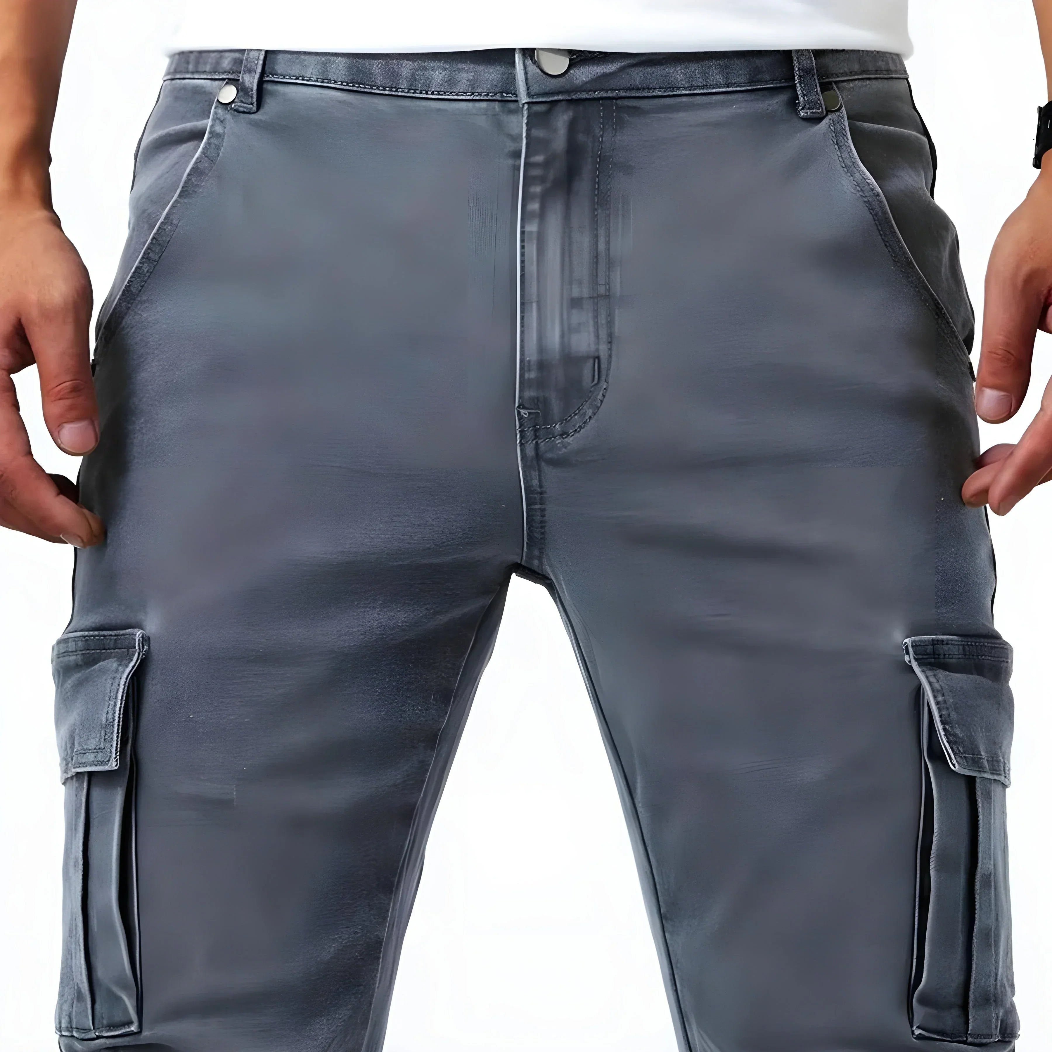 Kalhoty Cargo Stretch Marine