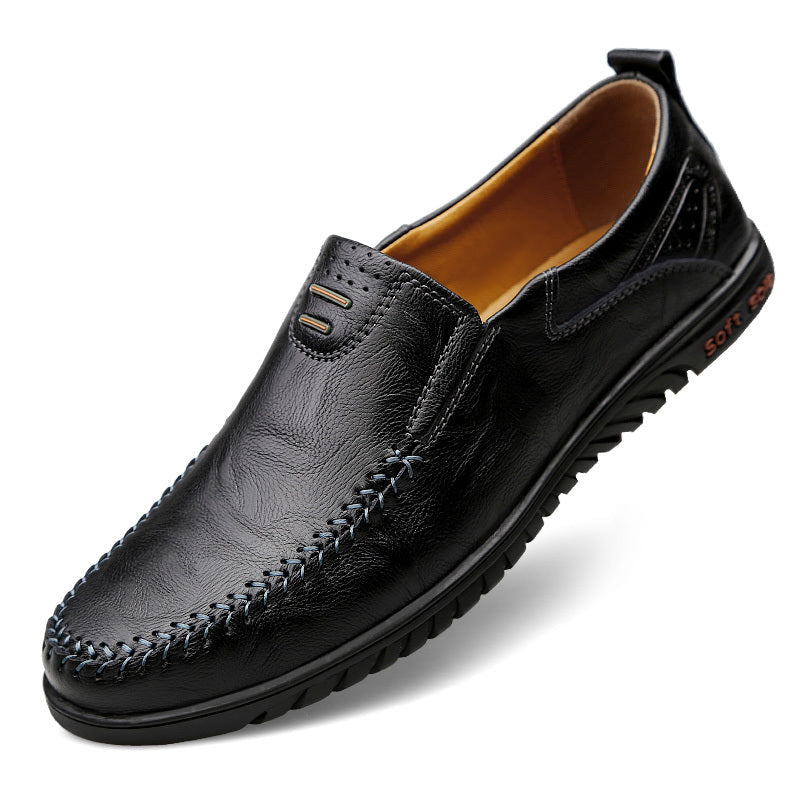 Elegantní kožené mokasíny