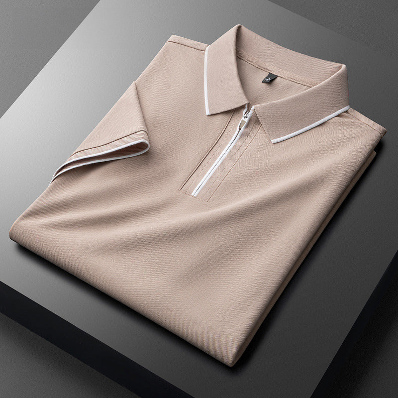 Elegantní Bavlněná Polo Košile