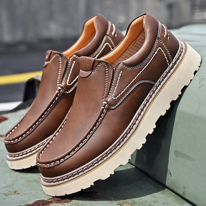 Elegantní Kožené Slip-On Boty