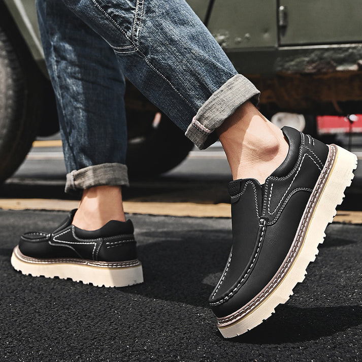 Elegantní Kožené Slip-On Boty