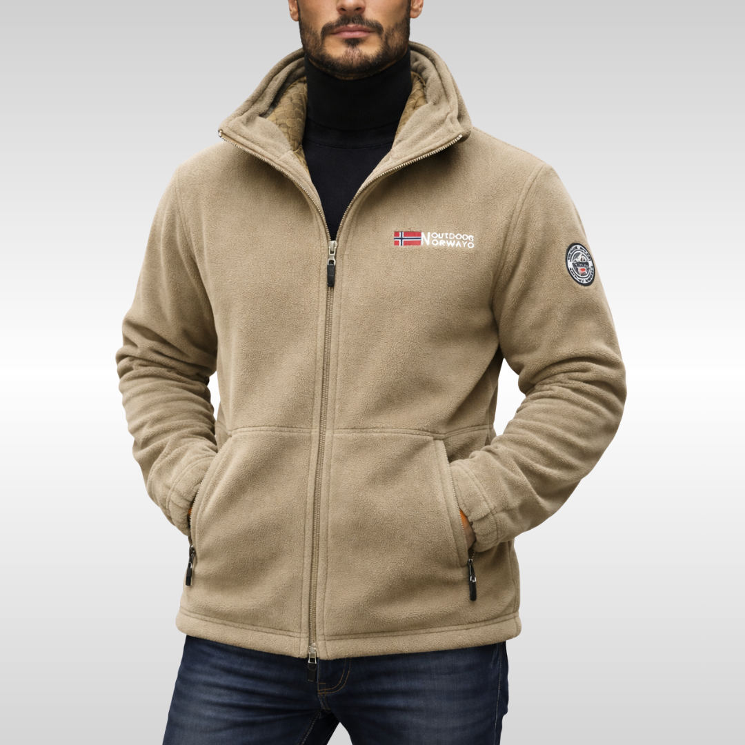Elegantní Fleece Kabát