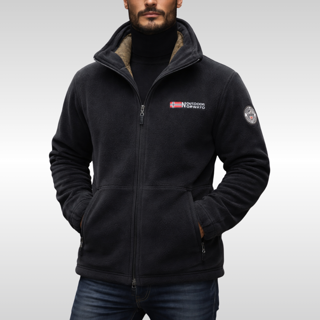 Elegantní Fleece Kabát
