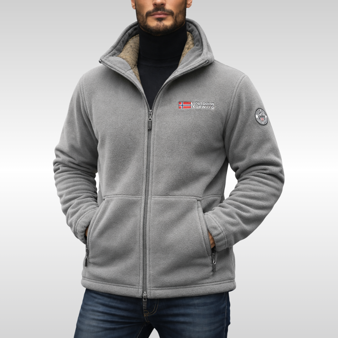 Elegantní Fleece Kabát