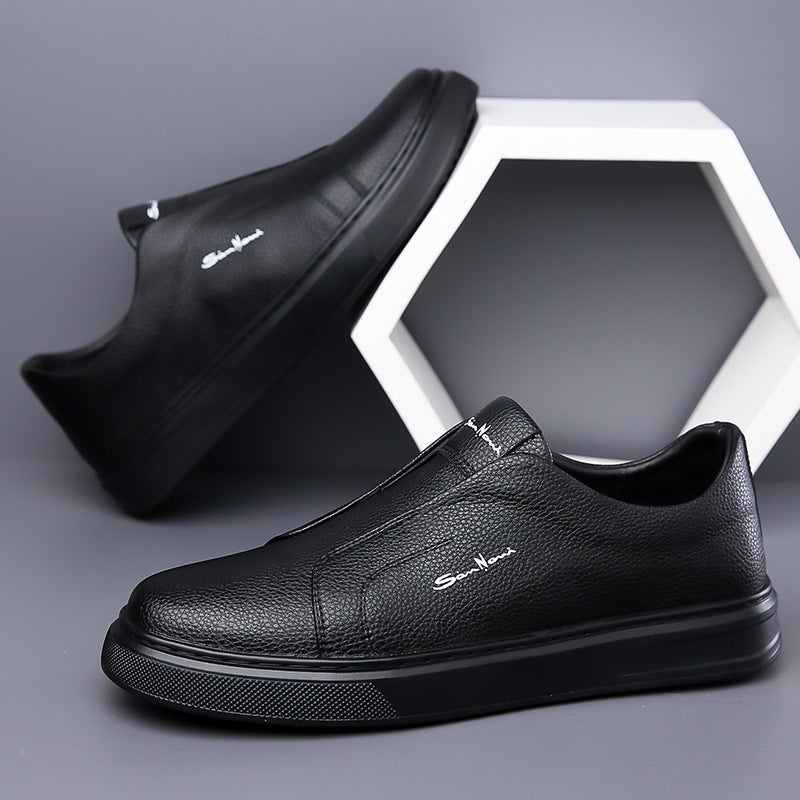 Kožené slip-on boty