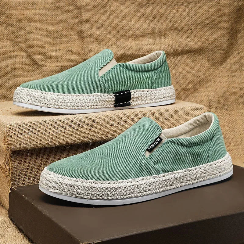 Prodyšné Plátěné Slip-On Boty
